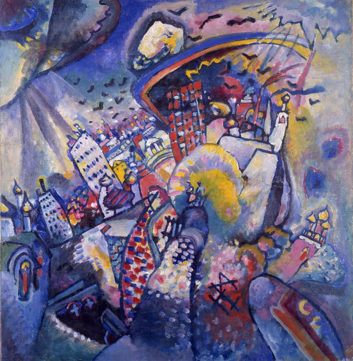 Place Rouge, 1916 - Wassily Kandinsky