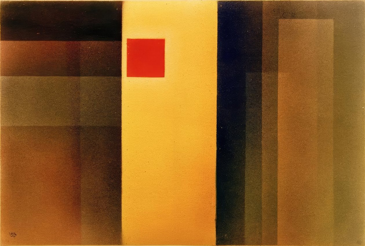 Carré rouge - Wassily Kandinsky