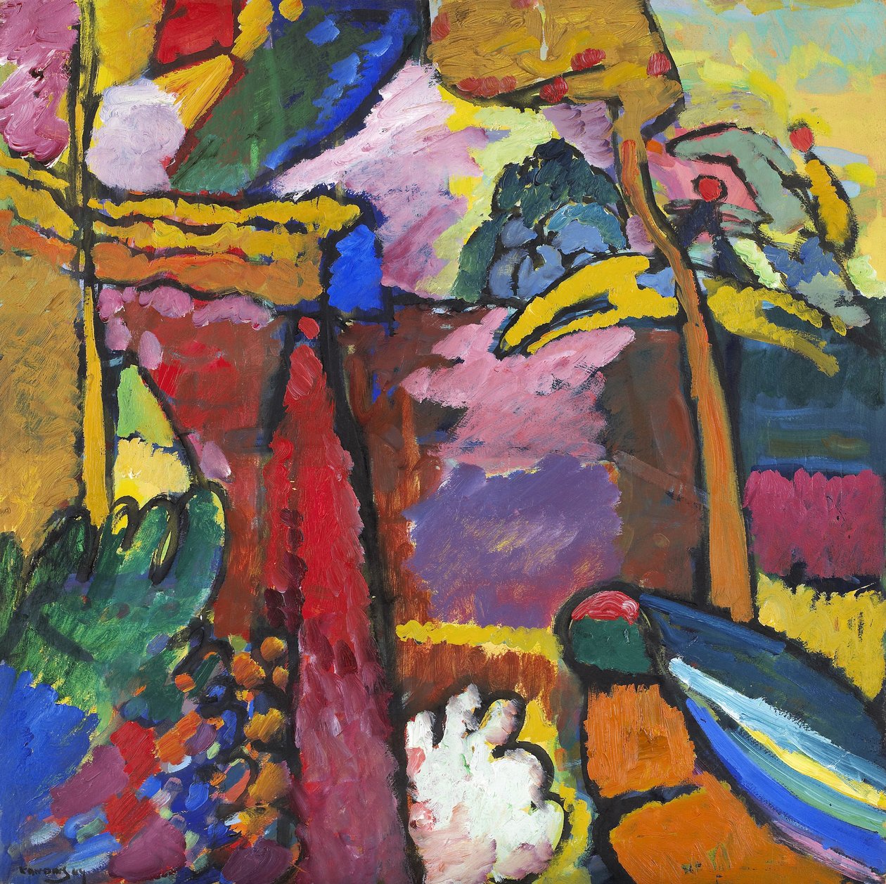 Étude pour Improvisation V, 1910 - Wassily Kandinsky