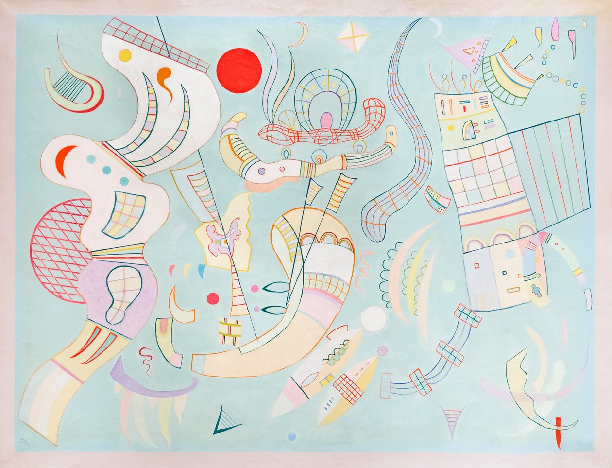 Tensions Claires - Wassily Kandinsky