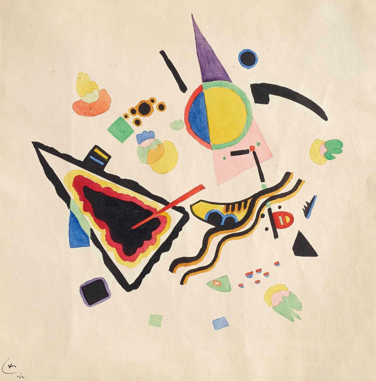 Sans titre, 1921 - Wassily Kandinsky