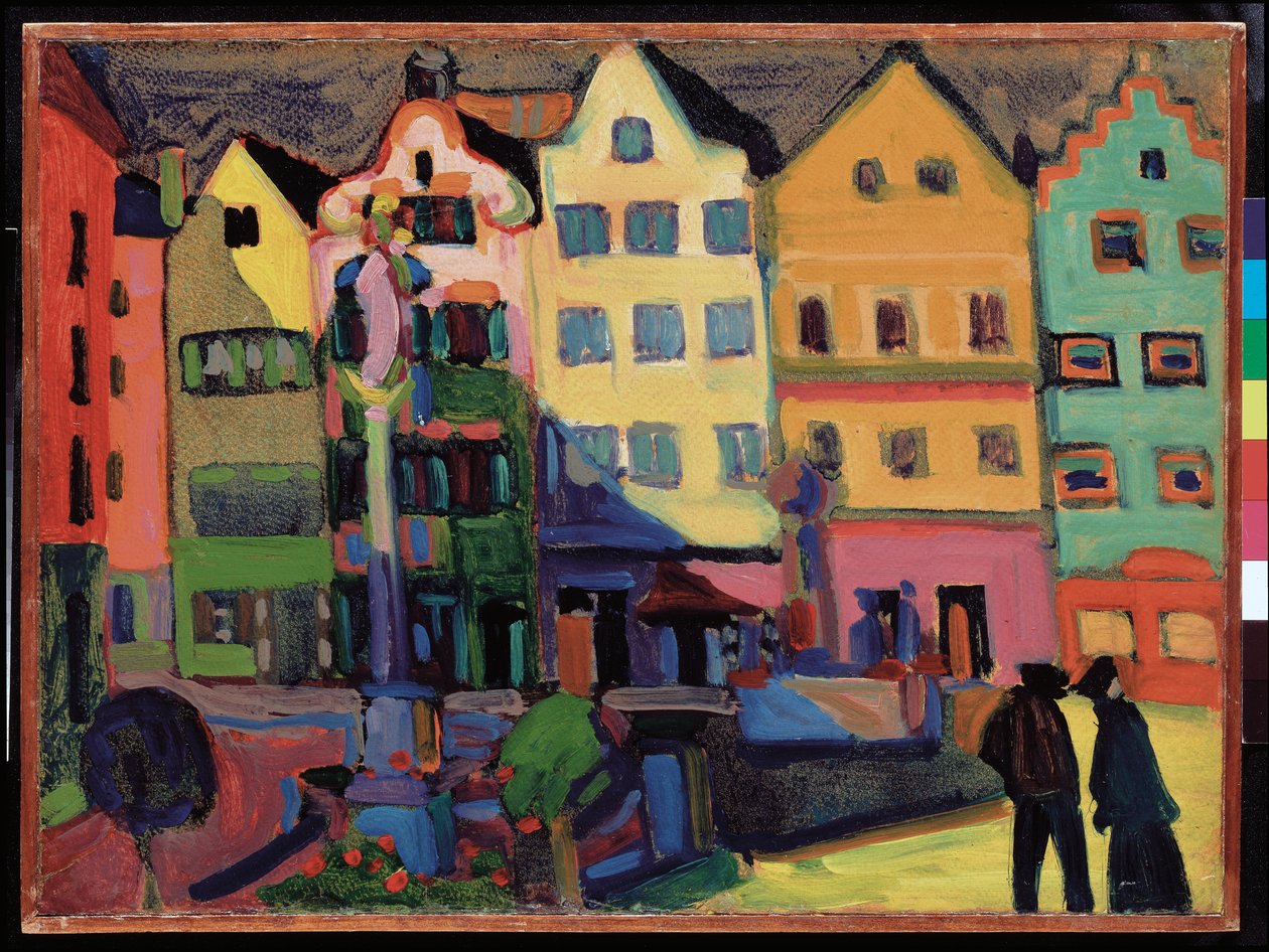 Weilheim-Marienplatz - Wassily Kandinsky