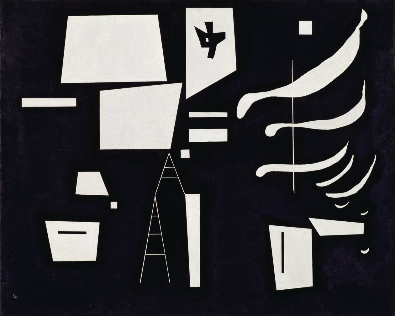 Blanc - Doux et dur mars - Wassily Kandinsky
