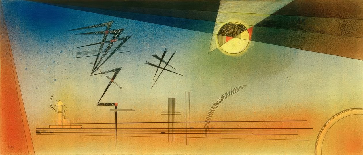 Zigzag vers le haut - Wassily Kandinsky