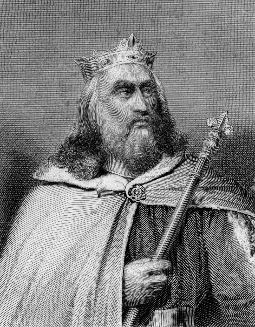 Roi Clotaire II des Francs - Weber
