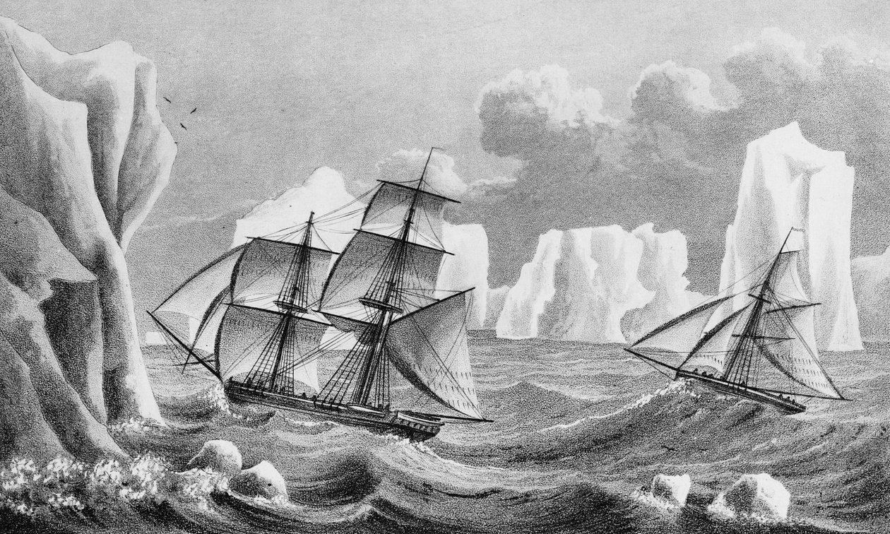 La brigantine Jane et le cutter Beaufoy - Weddell