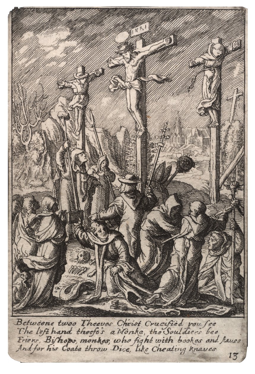 Crucifixion - Wenceslaus Hollar