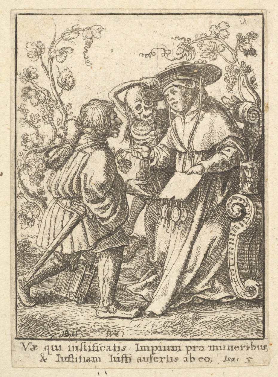 Cardinal, de la Danse Macabre - Wenceslaus Hollar