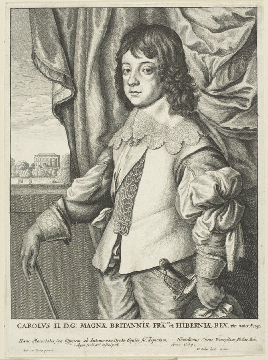 Charles II - Wenceslaus Hollar