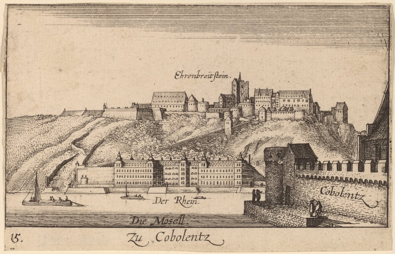 Coblence - Wenceslaus Hollar