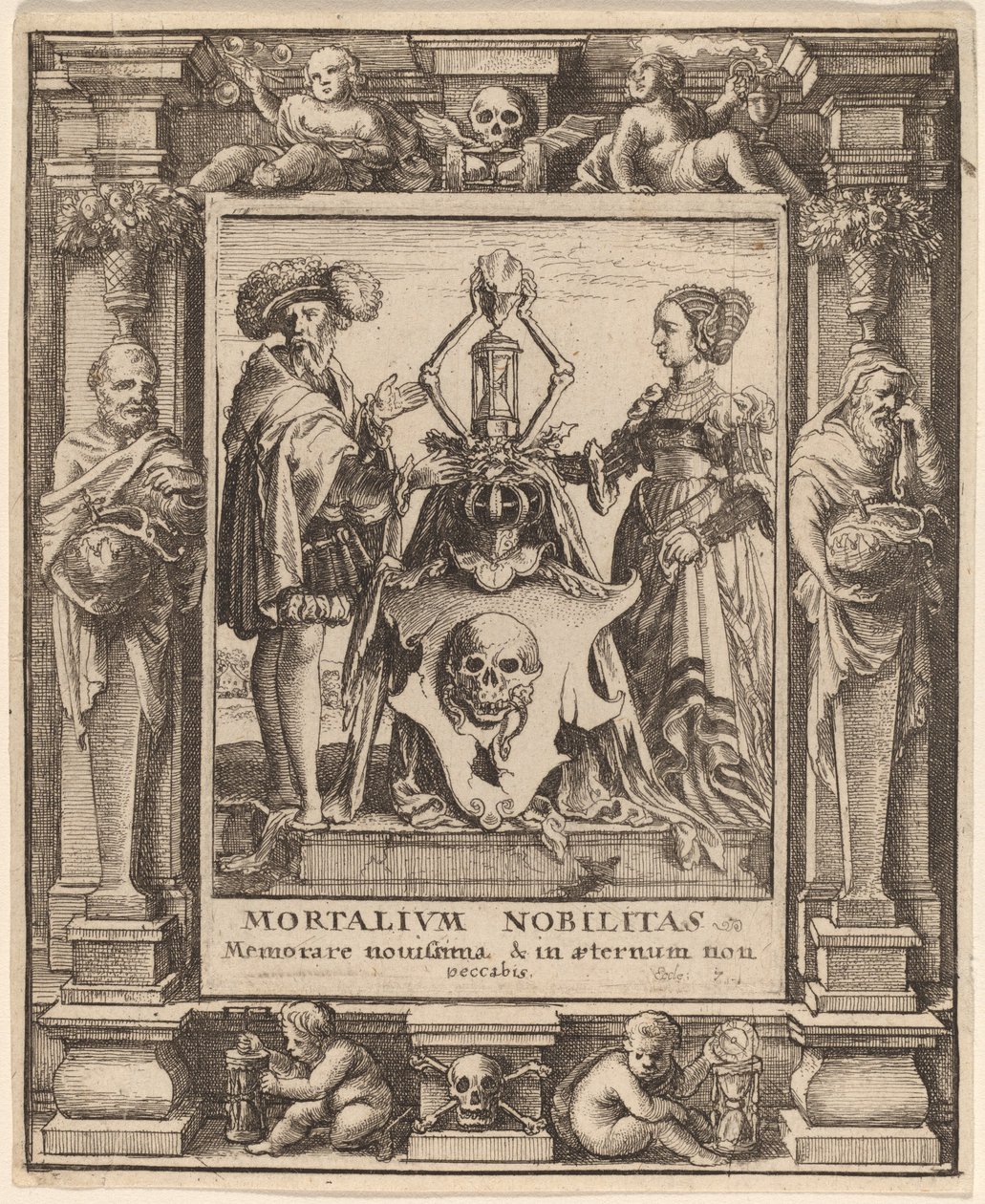 Blason de la mort, 1651 - Wenceslaus Hollar