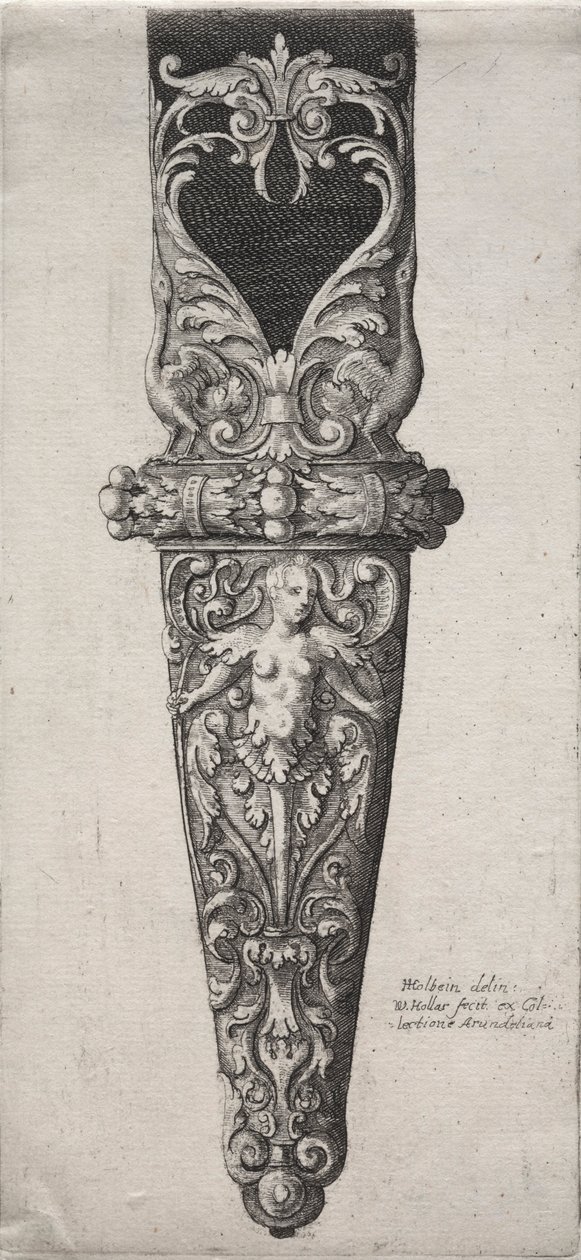 Conception pour un fourreau de dague - Wenceslaus Hollar