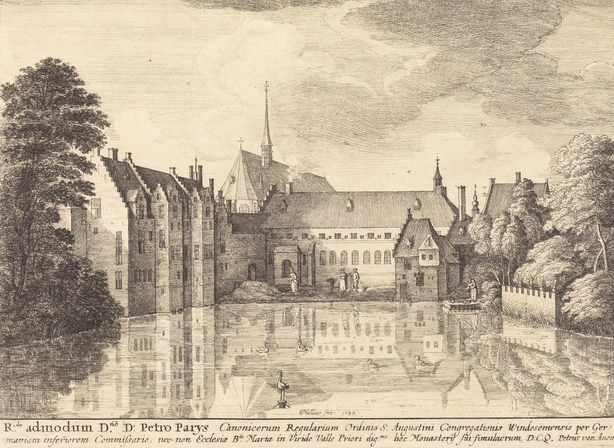 Abbaye de Groenendael - Wenceslaus Hollar