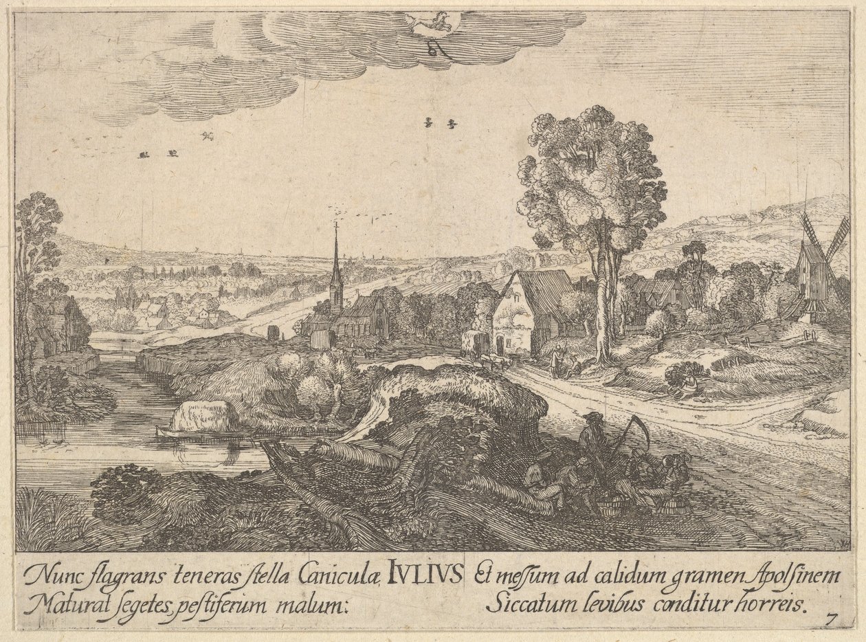 Juillet, 1628-29 - Wenceslaus Hollar