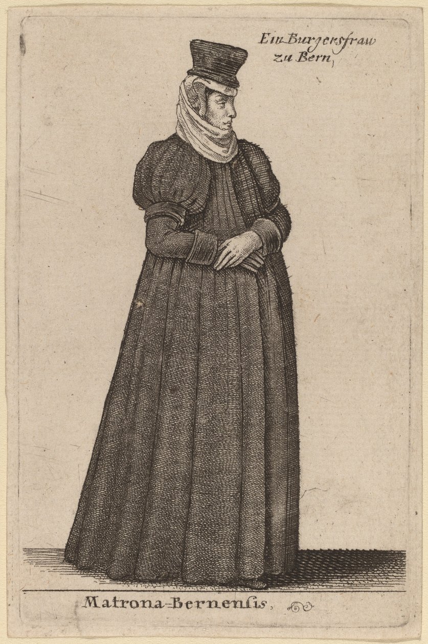 Matrona Bernensis - Wenceslaus Hollar