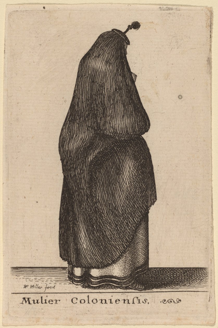 Mulier Coloniensis - Wenceslaus Hollar