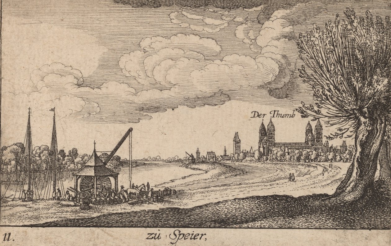 Speyer, 1635 - Wenceslaus Hollar