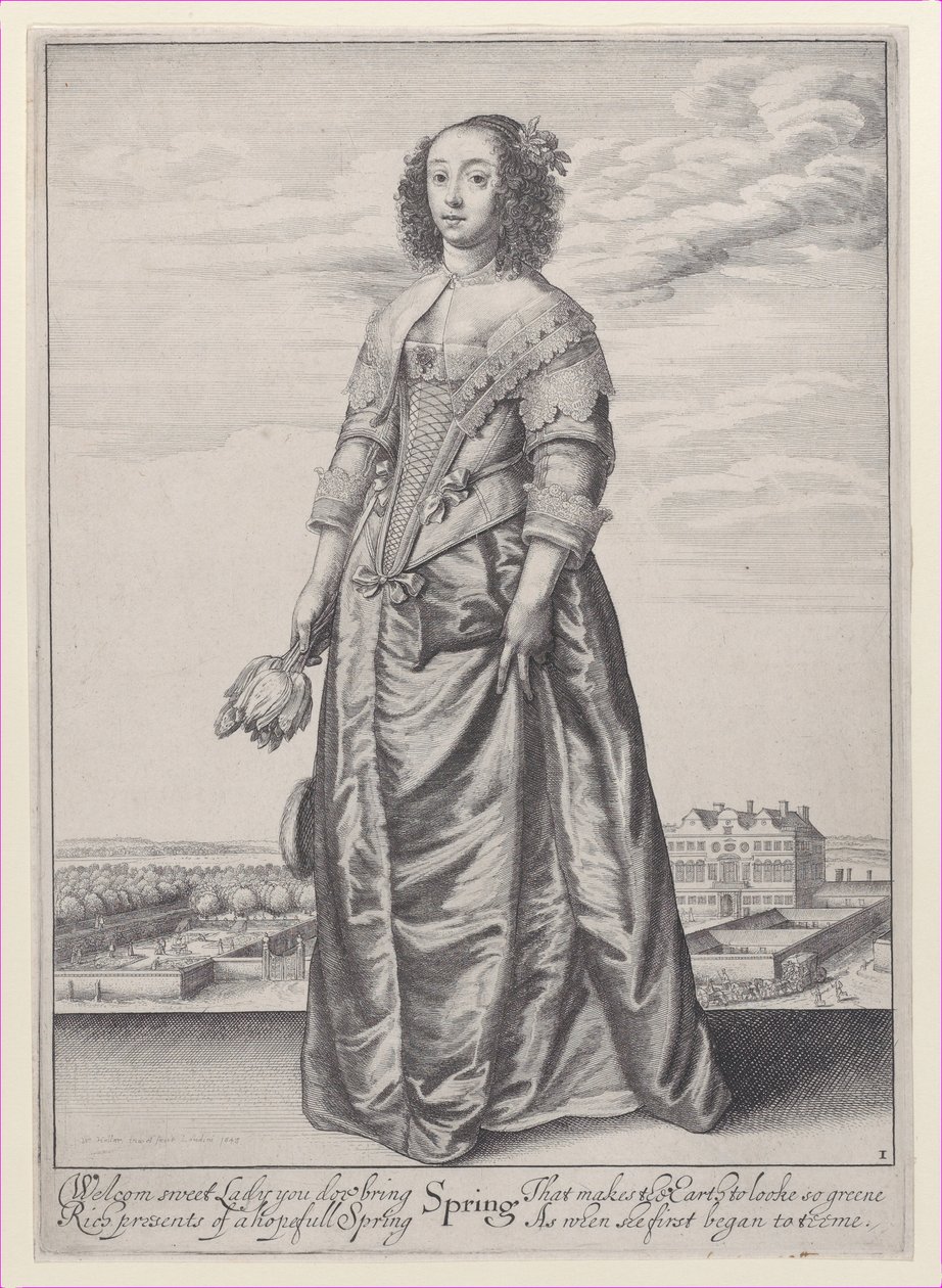 Printemps, des Saisons - Wenceslaus Hollar