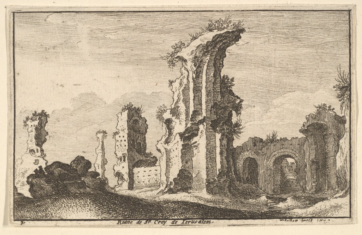 Saint Croix de Jérusalem - Wenceslaus Hollar