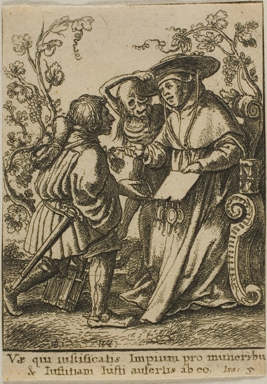 Le Cardinal et la Mort - Wenceslaus Hollar