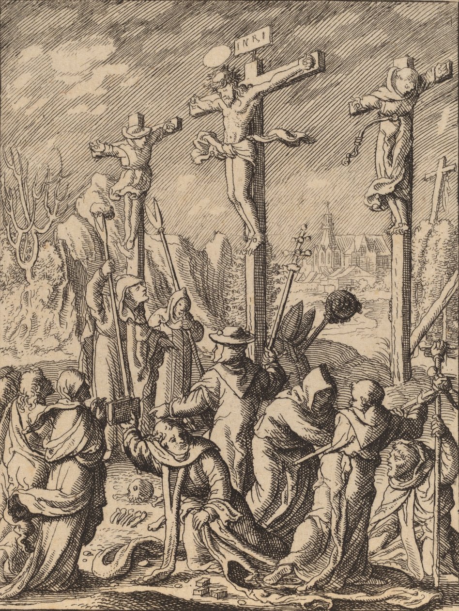 La Crucifixion - Wenceslaus Hollar