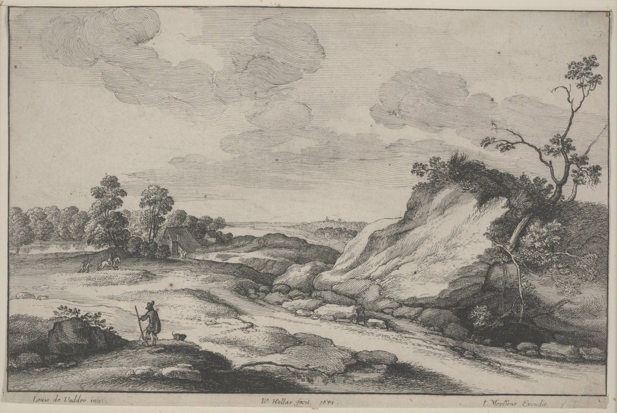 Le Chasseur - Wenceslaus Hollar