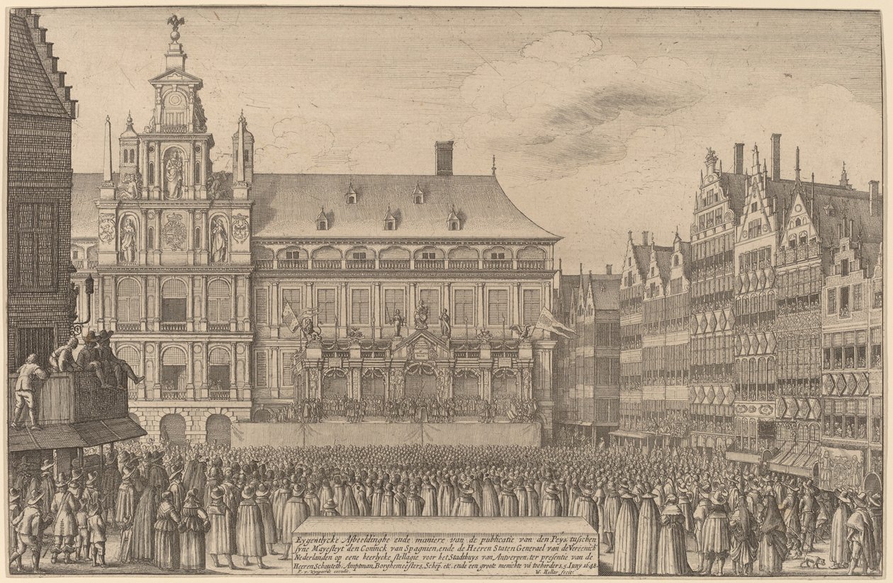 La paix de Münster - Wenceslaus Hollar