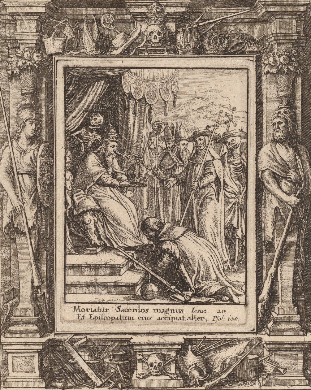 Le Pape, 1651 - Wenceslaus Hollar