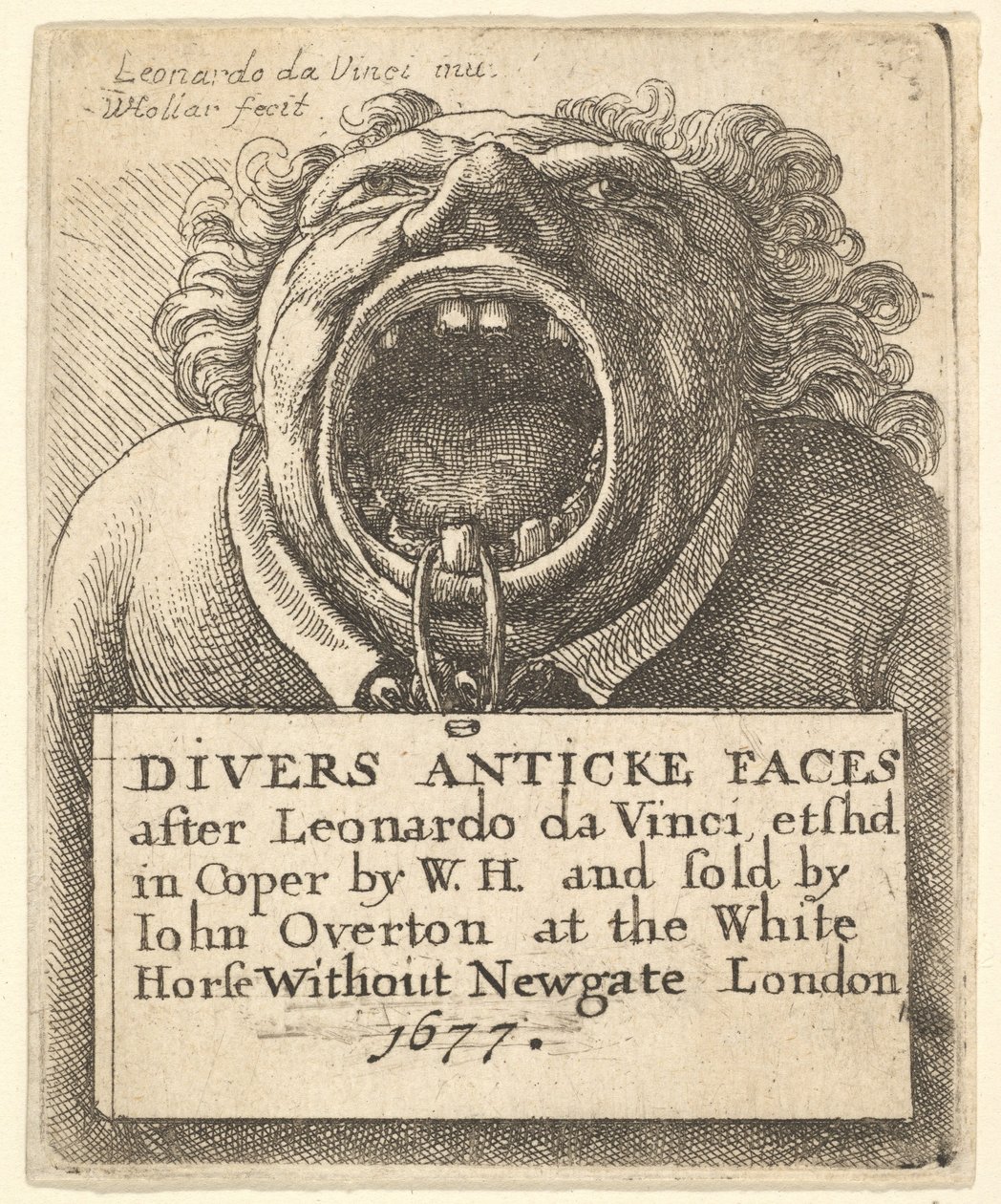 Page de titre, Divers Anticke Faces, 1677 - Wenceslaus Hollar