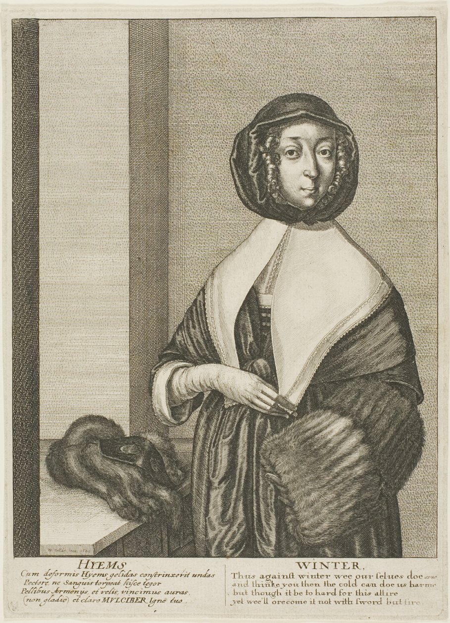 Hiver - Wenceslaus Hollar
