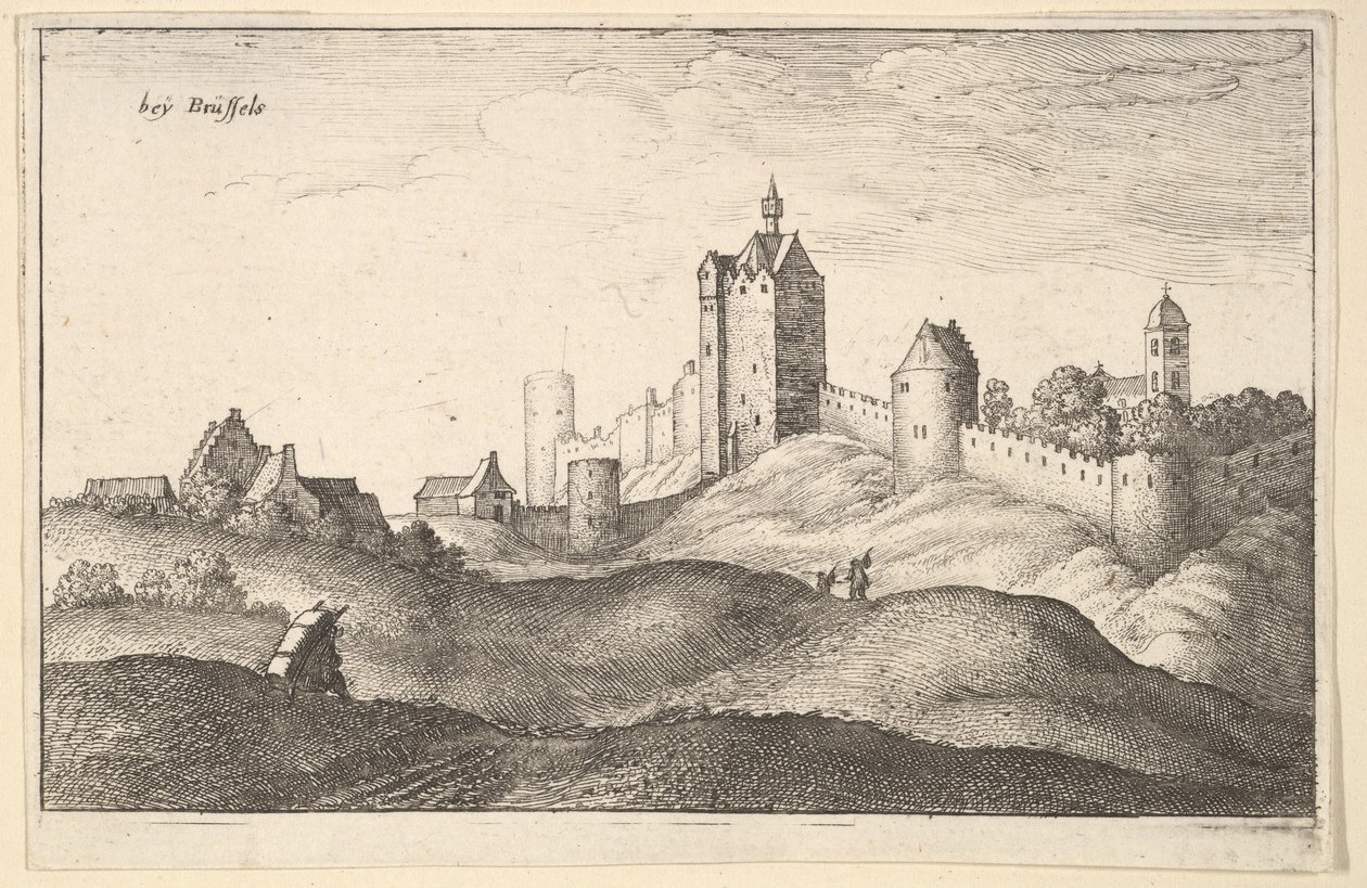 Bruxelles, vers 1643 - Wenceslaus Hollar