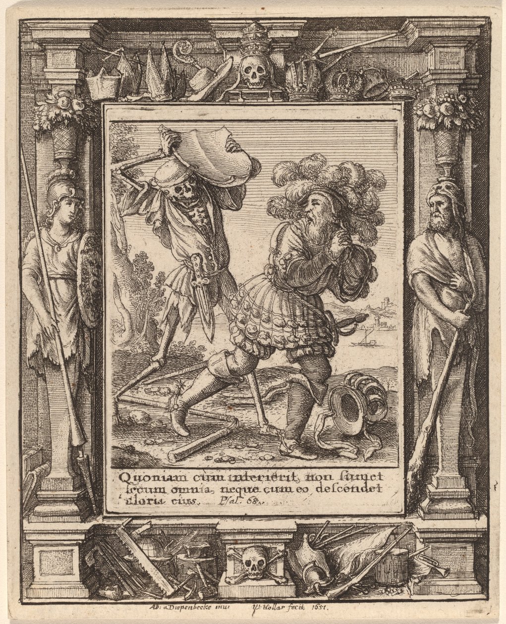 Comte - Wenceslaus Hollar after Hans Holbein the Younger after Abraham van Diepenbeeck