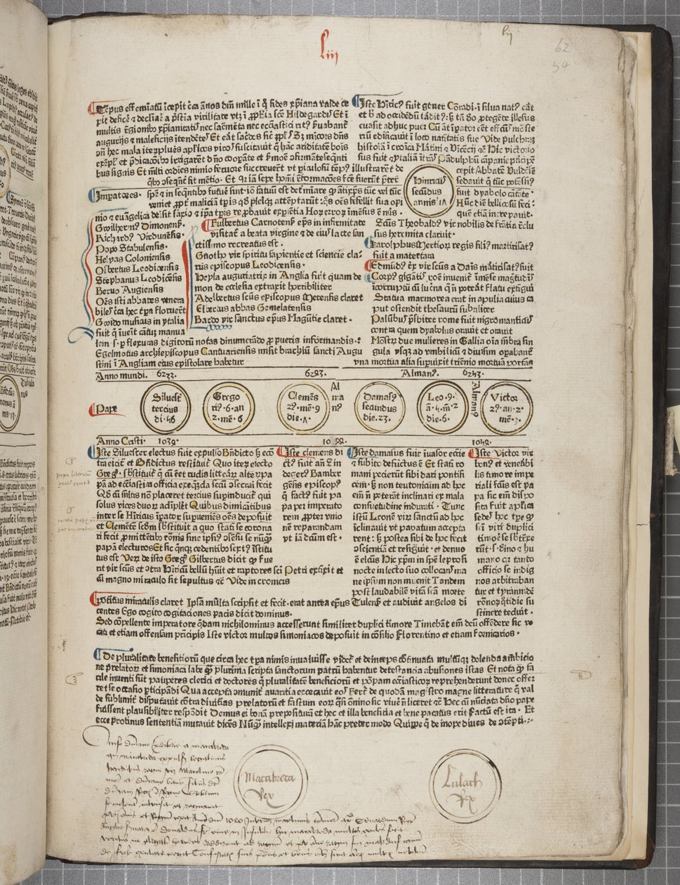 Fol 54 recto, Fasciculus Temporum - Werner Rolevinck