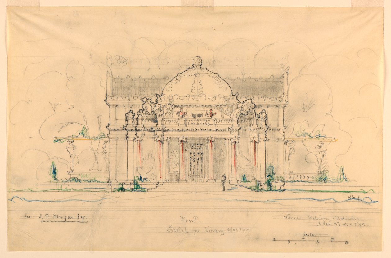 Élévation Frontale - Whitney Warren