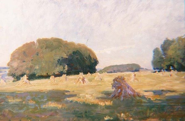 Meules dans un champ - Wilfred Gabriel de Glehn