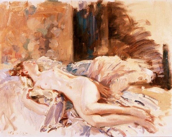 Nu allongé - Wilfred Gabriel de Glehn