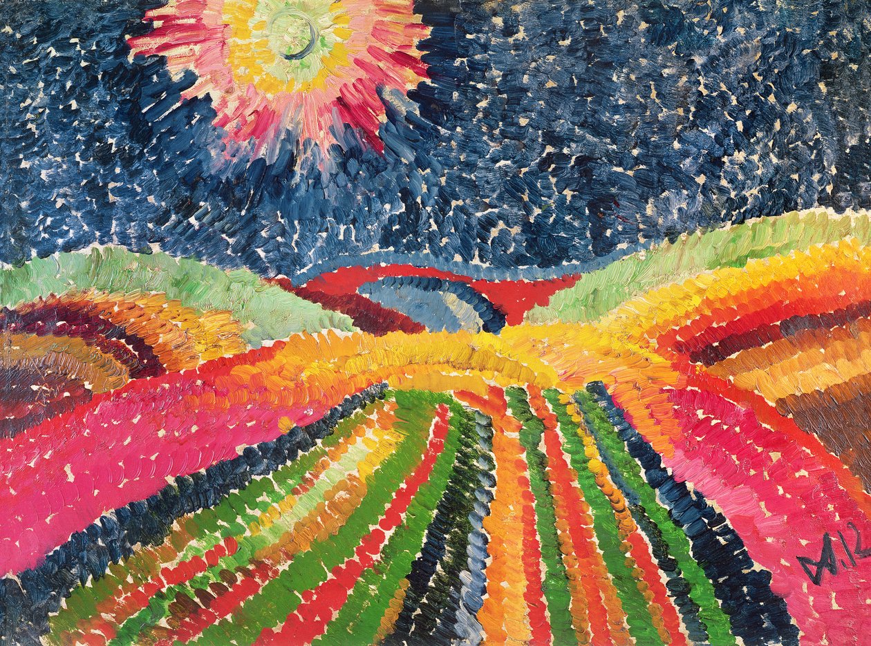 Le Chemin, 1912 - Wilhelm Morgner