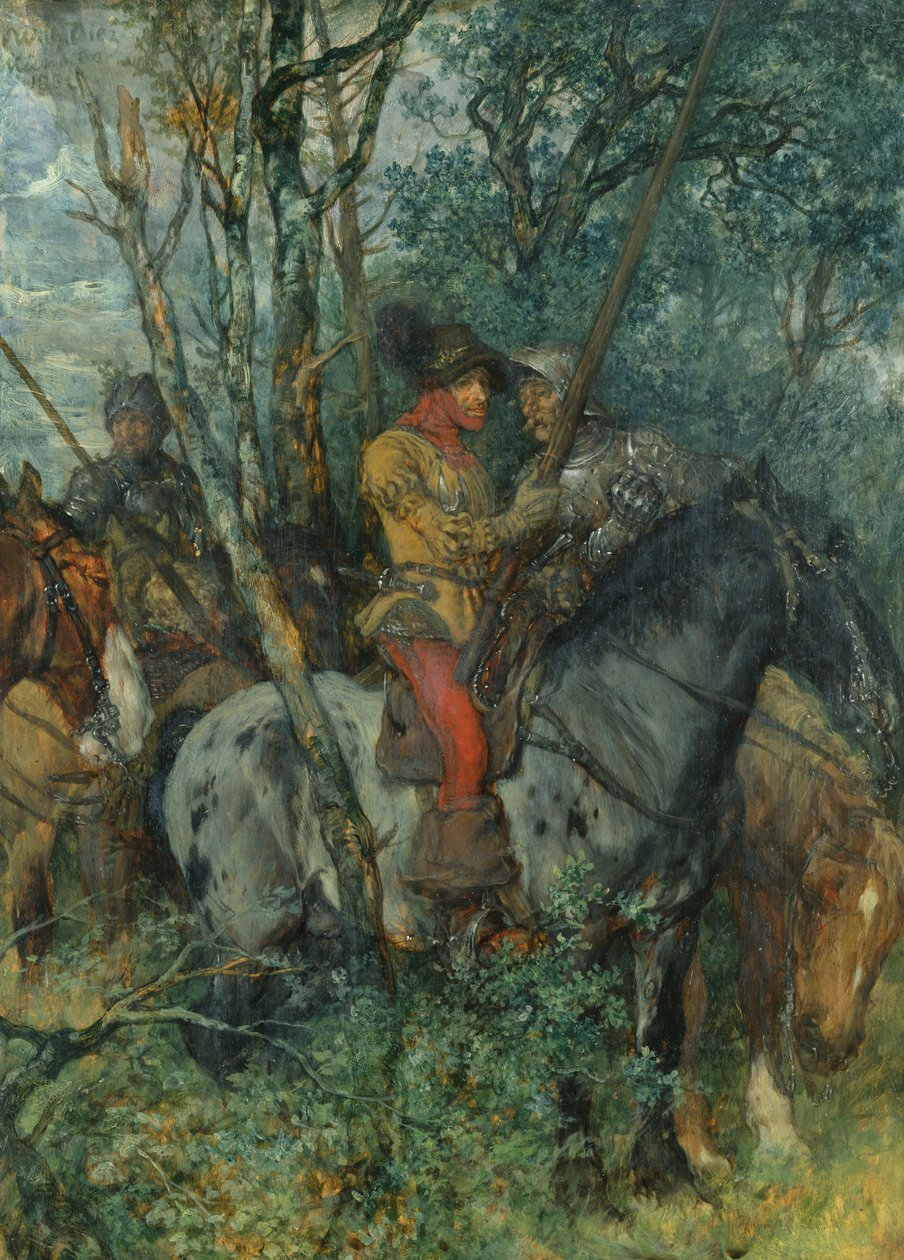 En embuscade, 1882 - Wilhelm Von Diez
