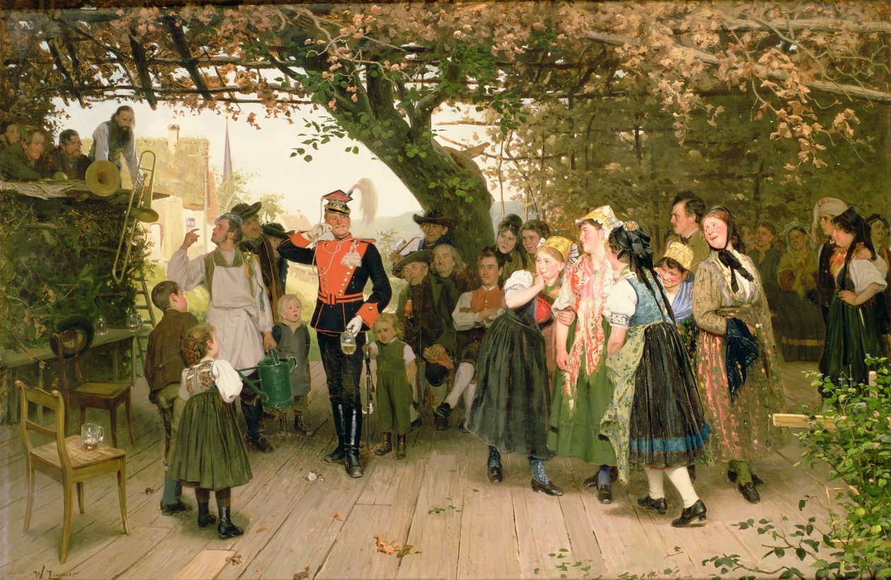 En permission, 1883 - Wilhelm Zimmer