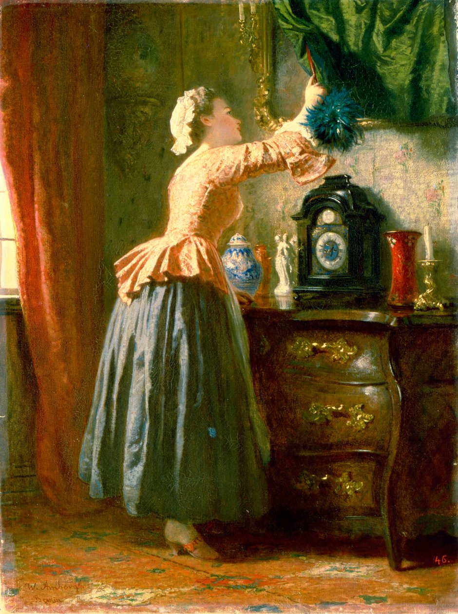Une servante, 19e siècle - Wilhelm Amberg