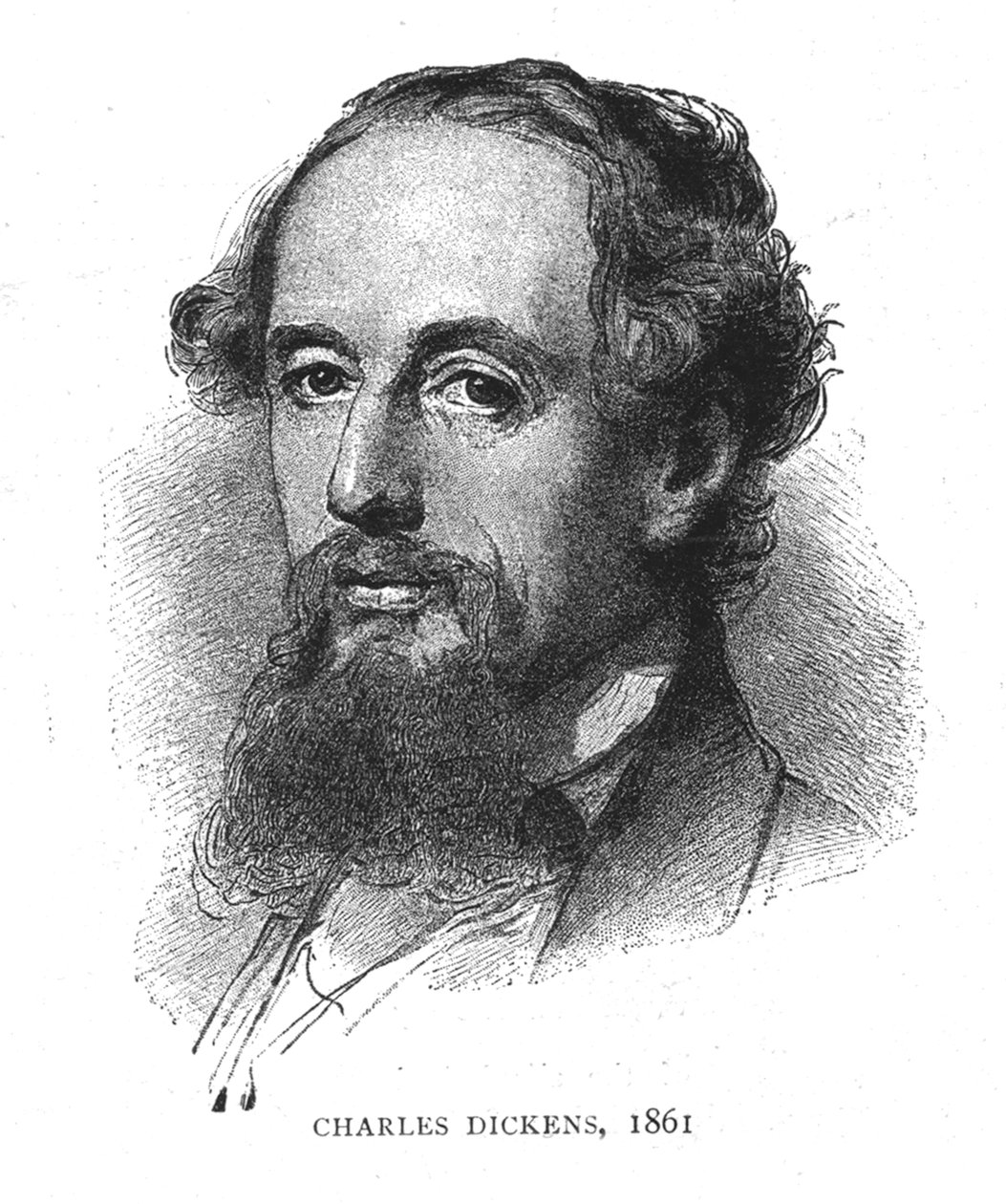 Charles Dickens, 1861 - Wilhelm Auguste Rudolf Lehmann