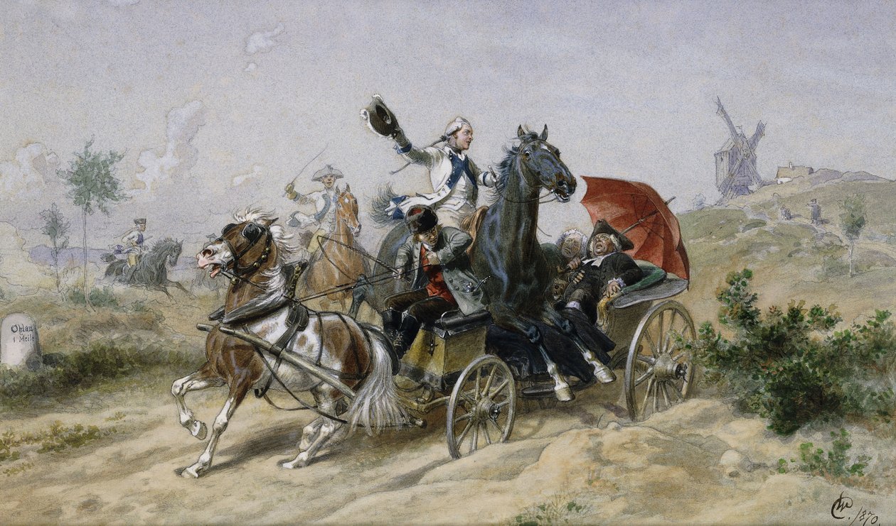 Un appel rapproché, 1870 - Wilhelm Camphausen