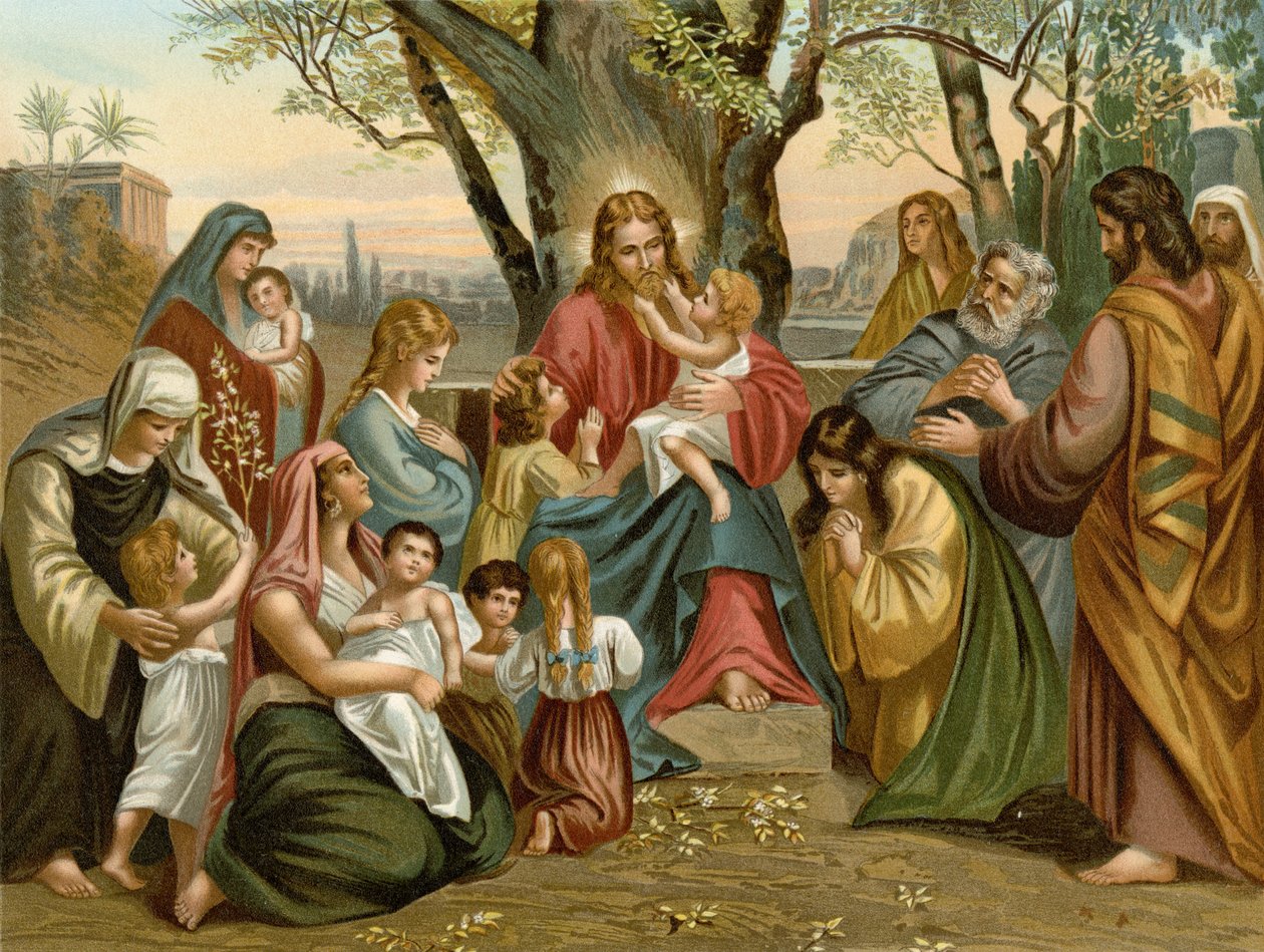 Jésus bénissant les enfants - Wilhelm Ebbinghaus