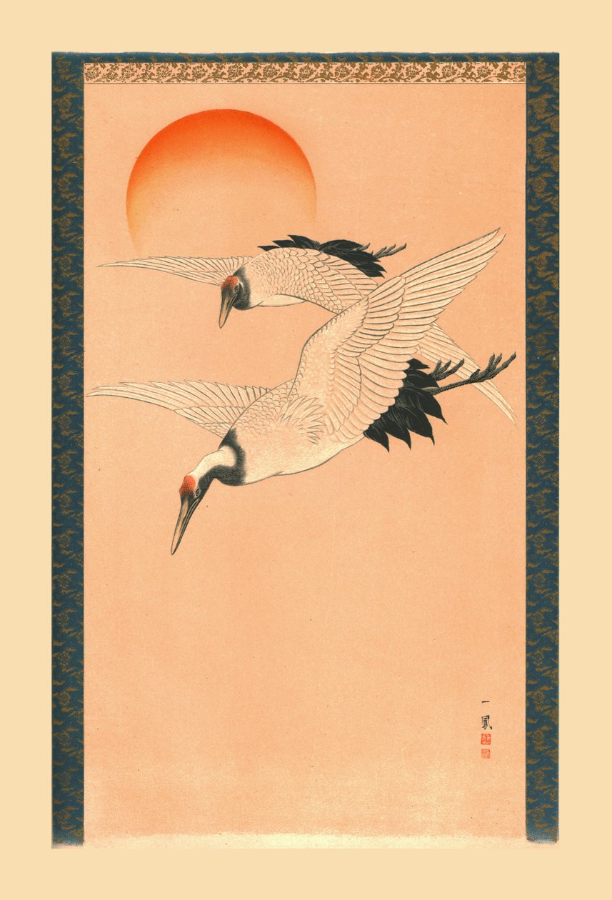 Grues, vers 1840 - Wilhelm Greve