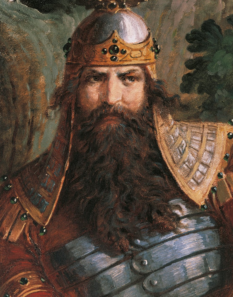 Gunther, roi de Bourgogne - Wilhelm Hauschild