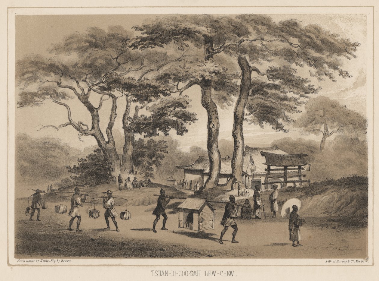 Tshan-Di-Coo-Sah, Lew Chew, 1855 - Wilhelm Joseph Heine