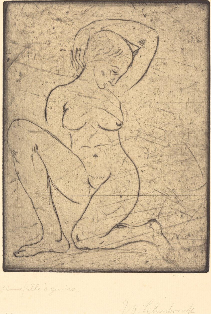 À genoux, petit - Wilhelm Lehmbruck