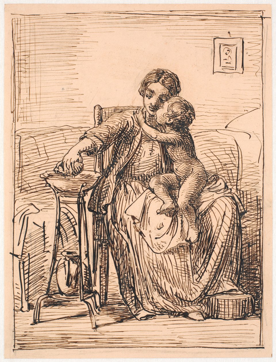 Garçon doit être lavé - Wilhelm Marstrand
