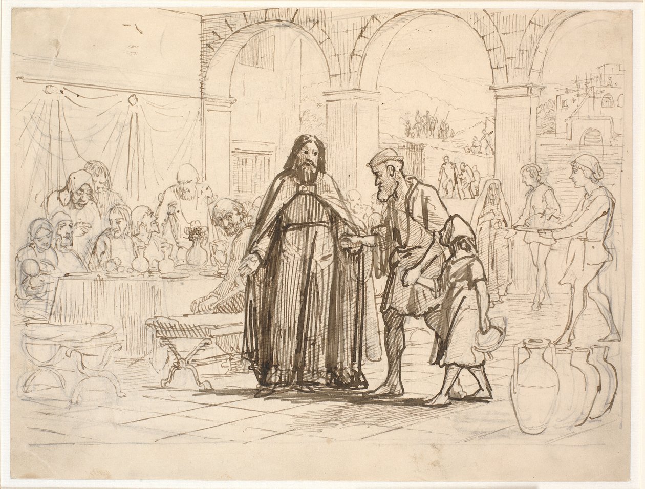 La parabole de la grande cène - Wilhelm Marstrand