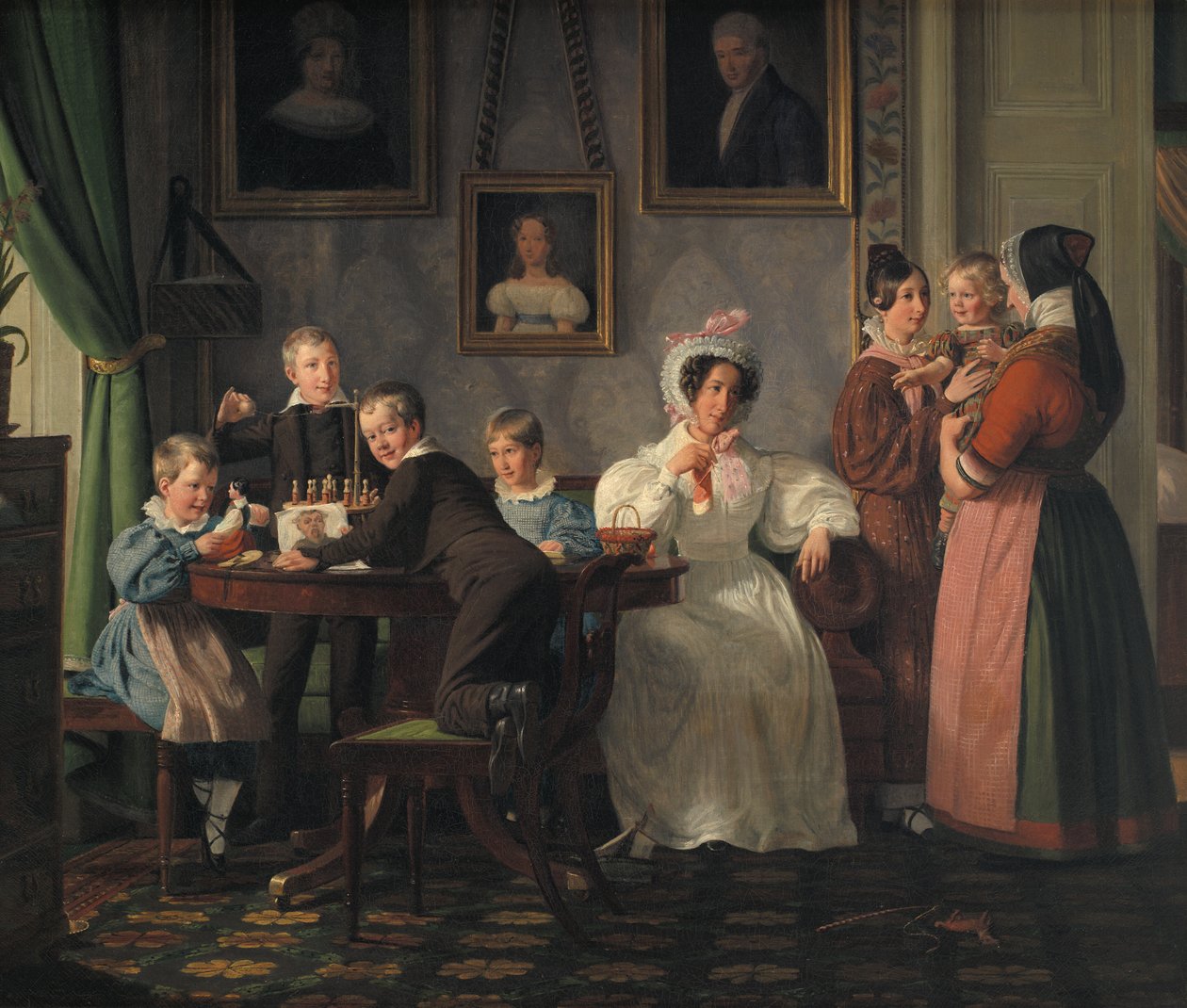 La famille Waagepetersen - Wilhelm Marstrand